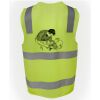 JB's Hi Vis (D+N) Zip Safety Vest Thumbnail