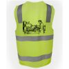 JB's Hi Vis (D+N) Zip Safety Vest Thumbnail