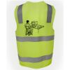 JB's Hi Vis (D+N) Zip Safety Vest Thumbnail