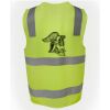 JB's Hi Vis (D+N) Zip Safety Vest Thumbnail
