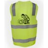 JB's Hi Vis (D+N) Zip Safety Vest Thumbnail