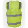 JB's Hi Vis (D+N) Zip Safety Vest Thumbnail