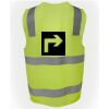 JB's Hi Vis (D+N) Zip Safety Vest Thumbnail