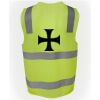 JB's Hi Vis (D+N) Zip Safety Vest Thumbnail