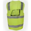 JB's Hi Vis (D+N) Zip Safety Vest Thumbnail