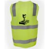 JB's Hi Vis (D+N) Zip Safety Vest Thumbnail
