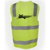 JB's Hi Vis (D+N) Zip Safety Vest Thumbnail