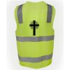 JB's Hi Vis (D+N) Zip Safety Vest Thumbnail
