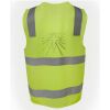 JB's Hi Vis (D+N) Zip Safety Vest Thumbnail