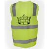 JB's Hi Vis (D+N) Zip Safety Vest Thumbnail