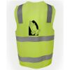JB's Hi Vis (D+N) Zip Safety Vest Thumbnail