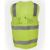 JB's Hi Vis (D+N) Zip Safety Vest Thumbnail