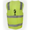 JB's Hi Vis (D+N) Zip Safety Vest Thumbnail