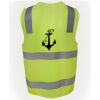 JB's Hi Vis (D+N) Zip Safety Vest Thumbnail