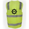 JB's Hi Vis (D+N) Zip Safety Vest Thumbnail