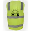 JB's Hi Vis (D+N) Zip Safety Vest Thumbnail