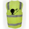 JB's Hi Vis (D+N) Zip Safety Vest Thumbnail