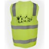 JB's Hi Vis (D+N) Zip Safety Vest Thumbnail