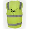 JB's Hi Vis (D+N) Zip Safety Vest Thumbnail