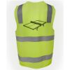 JB's Hi Vis (D+N) Zip Safety Vest Thumbnail