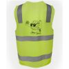 JB's Hi Vis (D+N) Zip Safety Vest Thumbnail
