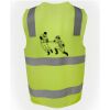 JB's Hi Vis (D+N) Zip Safety Vest Thumbnail