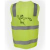 JB's Hi Vis (D+N) Zip Safety Vest Thumbnail