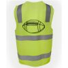JB's Hi Vis (D+N) Zip Safety Vest Thumbnail