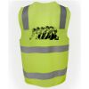 JB's Hi Vis (D+N) Zip Safety Vest Thumbnail