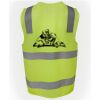 JB's Hi Vis (D+N) Zip Safety Vest Thumbnail