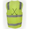 JB's Hi Vis (D+N) Zip Safety Vest Thumbnail