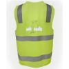 JB's Hi Vis (D+N) Zip Safety Vest Thumbnail