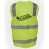 JB's Hi Vis (D+N) Zip Safety Vest Thumbnail