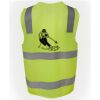 JB's Hi Vis (D+N) Zip Safety Vest Thumbnail