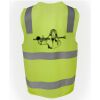 JB's Hi Vis (D+N) Zip Safety Vest Thumbnail