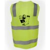 JB's Hi Vis (D+N) Zip Safety Vest Thumbnail