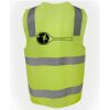 JB's Hi Vis (D+N) Zip Safety Vest Thumbnail