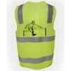 JB's Hi Vis (D+N) Zip Safety Vest Thumbnail