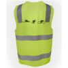 JB's Hi Vis (D+N) Zip Safety Vest Thumbnail
