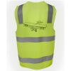 JB's Hi Vis (D+N) Zip Safety Vest Thumbnail