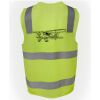 JB's Hi Vis (D+N) Zip Safety Vest Thumbnail