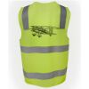 JB's Hi Vis (D+N) Zip Safety Vest Thumbnail