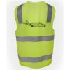 JB's Hi Vis (D+N) Zip Safety Vest Thumbnail