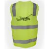 JB's Hi Vis (D+N) Zip Safety Vest Thumbnail