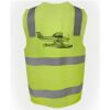 JB's Hi Vis (D+N) Zip Safety Vest Thumbnail