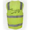 JB's Hi Vis (D+N) Zip Safety Vest Thumbnail
