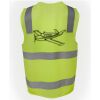JB's Hi Vis (D+N) Zip Safety Vest Thumbnail