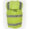 JB's Hi Vis (D+N) Zip Safety Vest Thumbnail