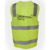 JB's Hi Vis (D+N) Zip Safety Vest Thumbnail