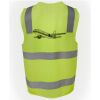 JB's Hi Vis (D+N) Zip Safety Vest Thumbnail
